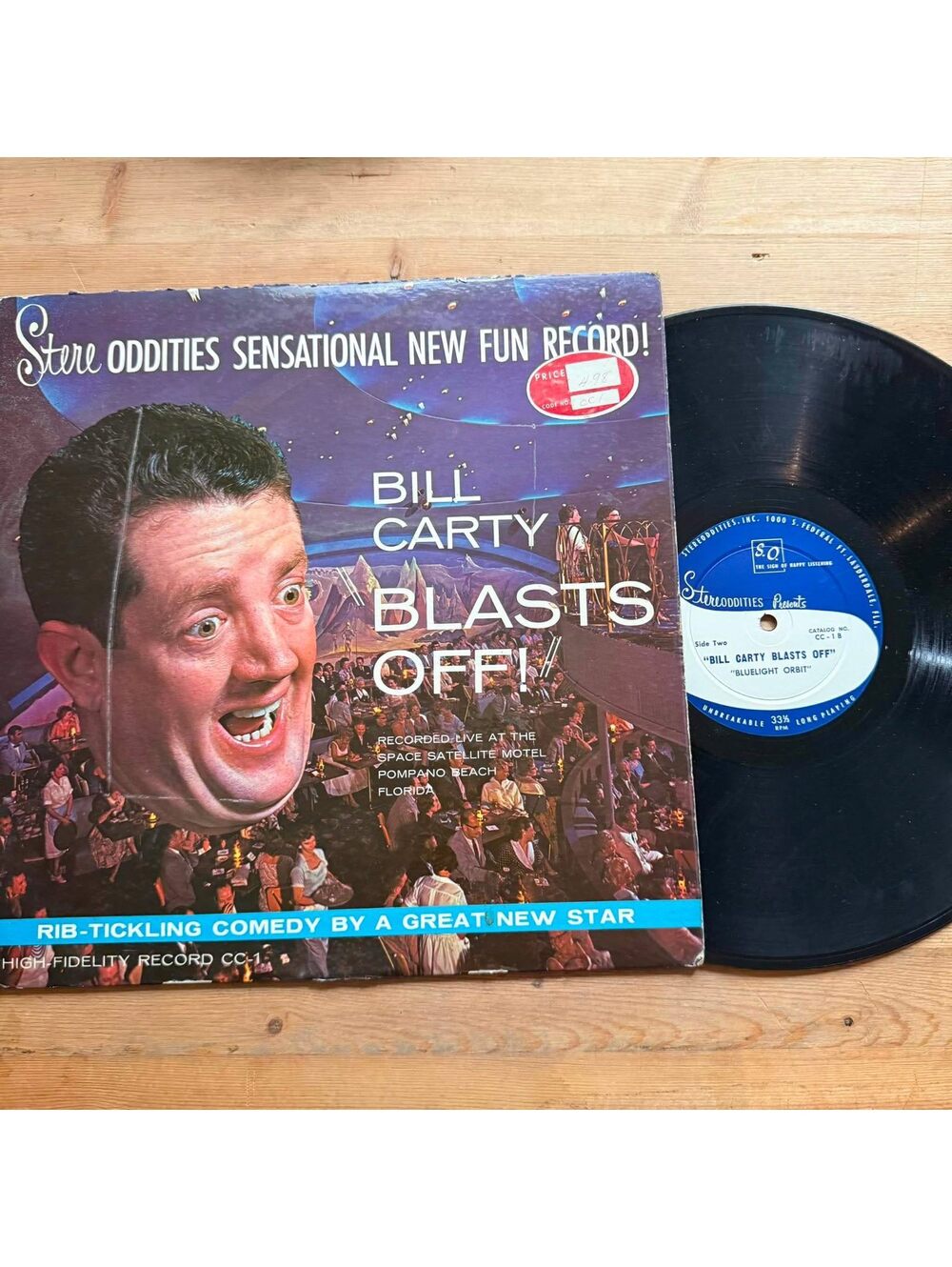 Bill Carty - Bill Carty Blast Off! 33rpm VG+ VR18